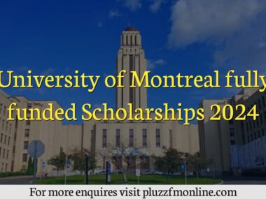 University of Montreal Fully Funded Scholarships