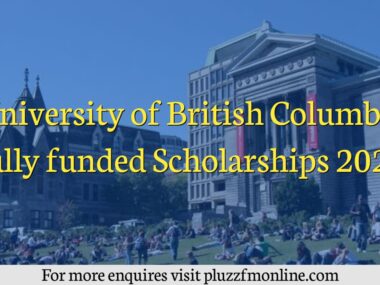 UNIVERSITY OF BRITISH COLUMBIA FULLY FUNDED SCHOLARSHIPS 2024